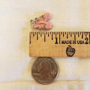 Bracelet Charm PINK BALLET BALLERINA PRINCESS SLIPPERS